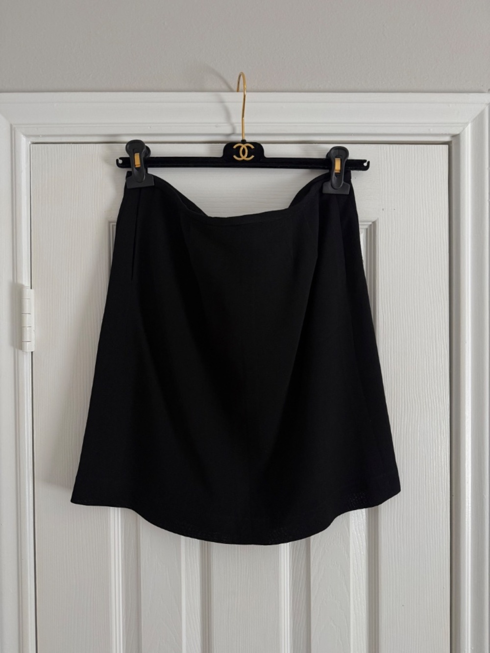 Vintage CHANEL Black Mini Skirt - Altered